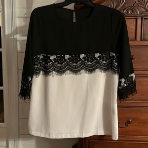 Top with lace details